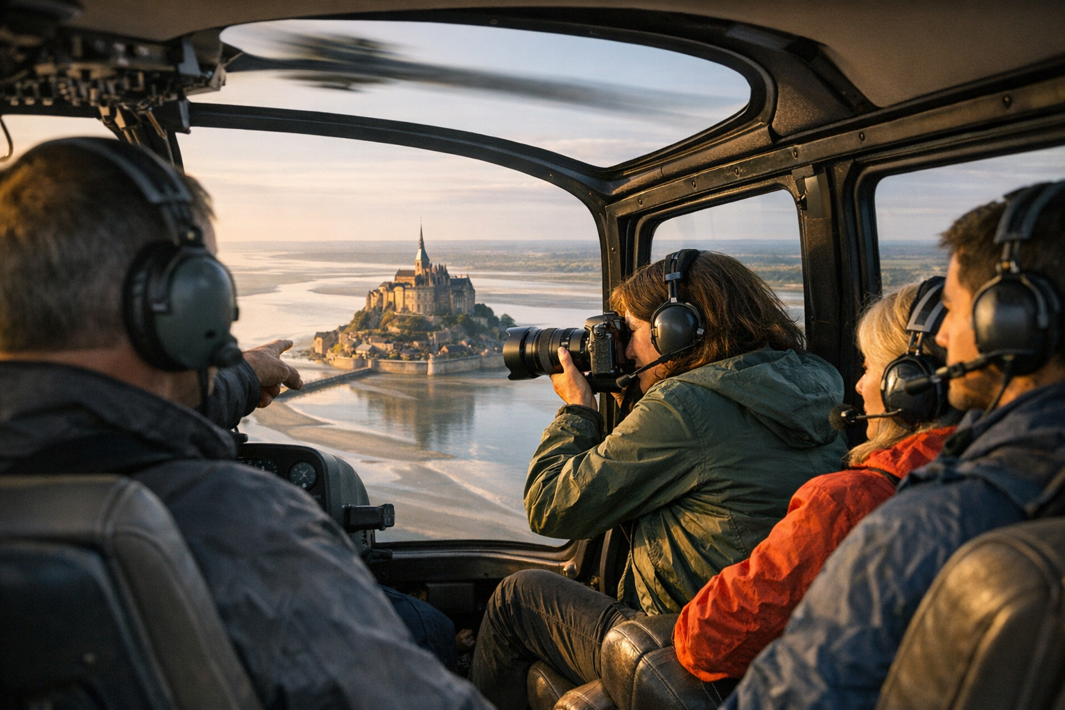 Quel est le prix d’un vol en hélicoptère au-dessus du Mont Saint-Michel ?