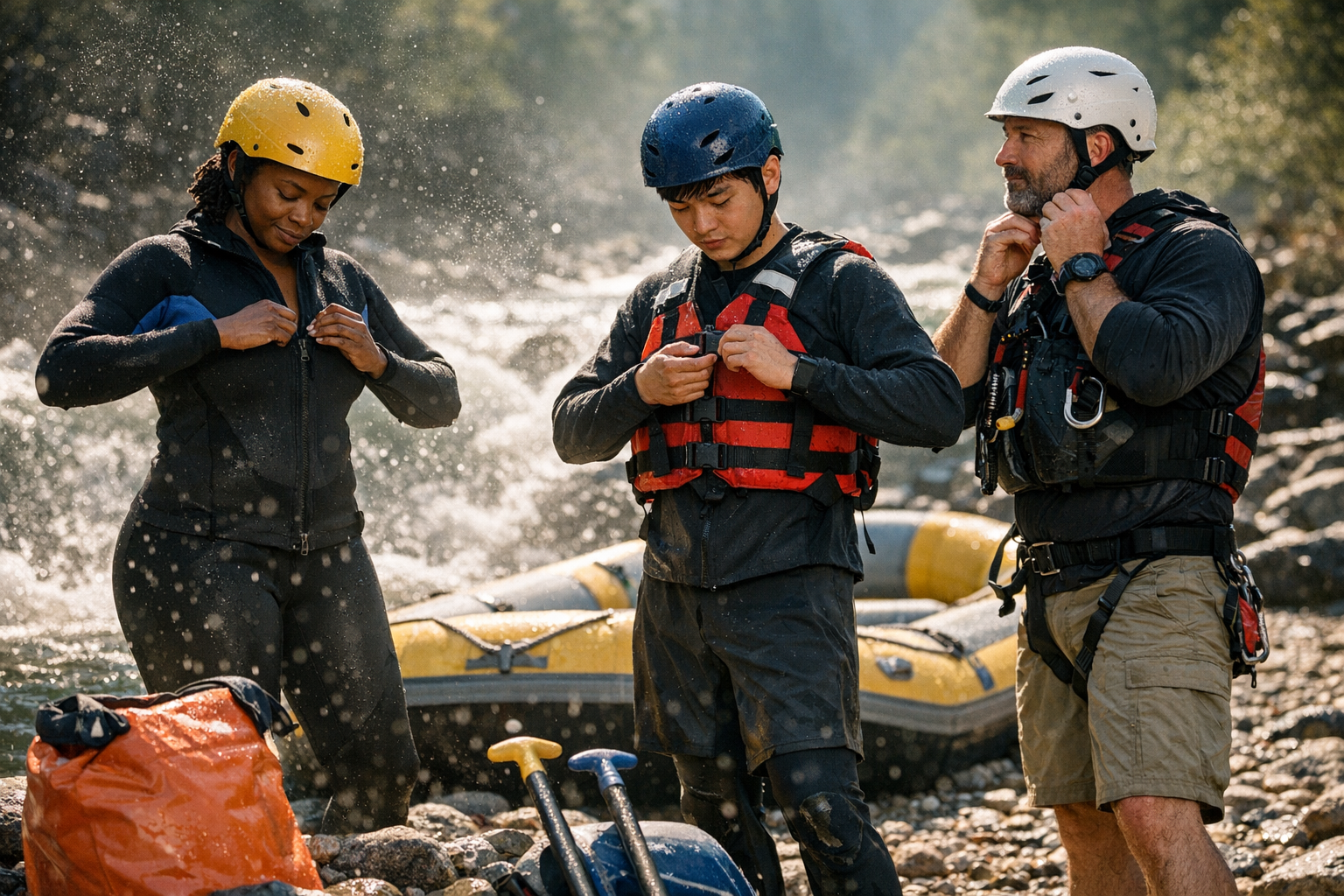 Quel équipement pour pratiquer le rafting ?