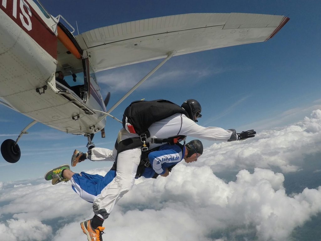 saut en parachute