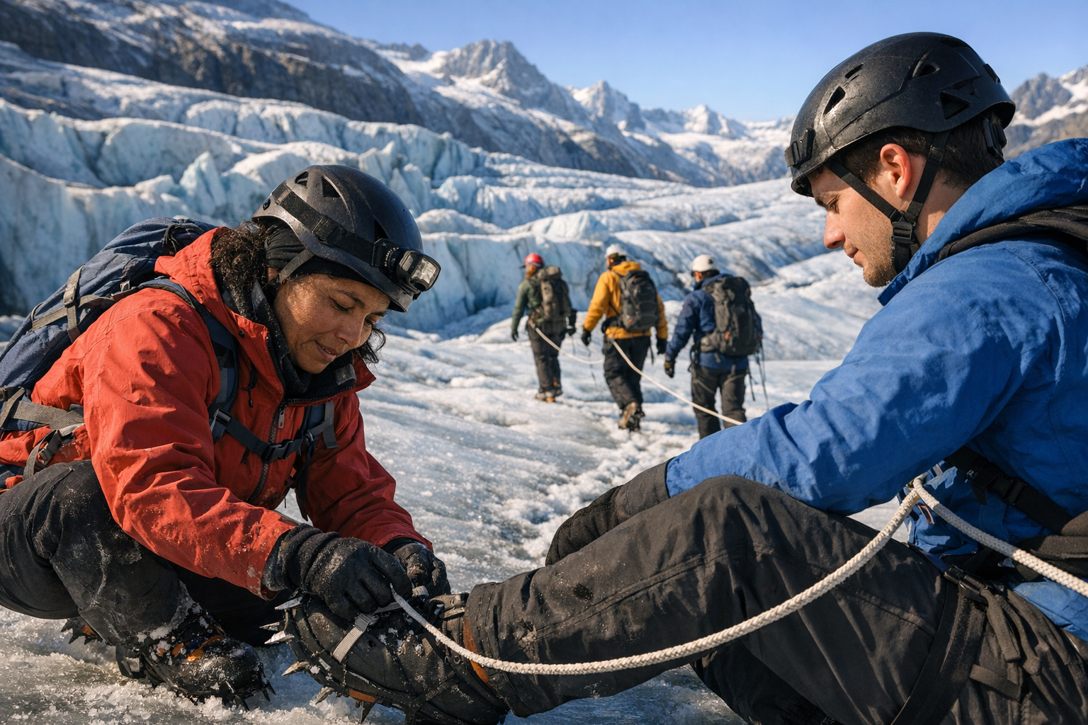 La randonnée glaciaire est-elle accessible aux débutants ?