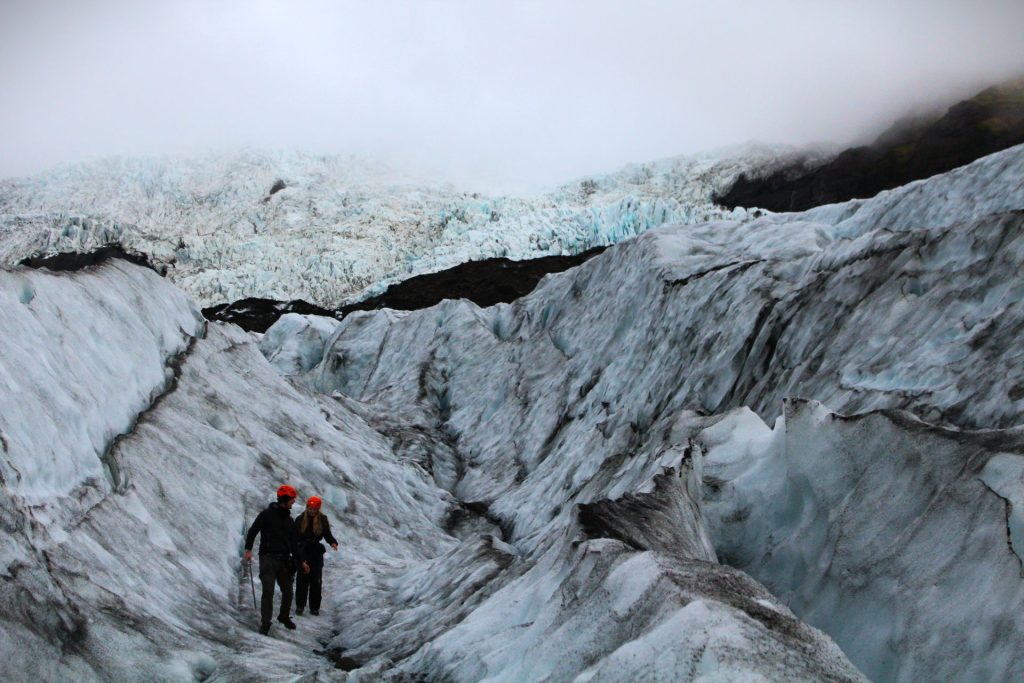 randonnée glaciaire neige